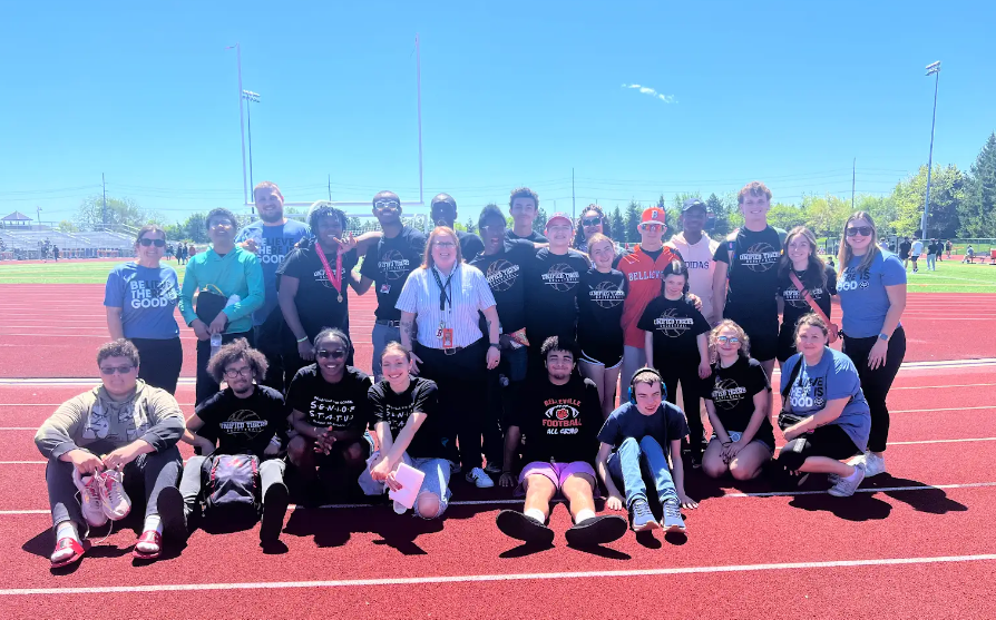 Unified Basketball team at Unified field day event last spring. Photo donated by Andrea Sprague