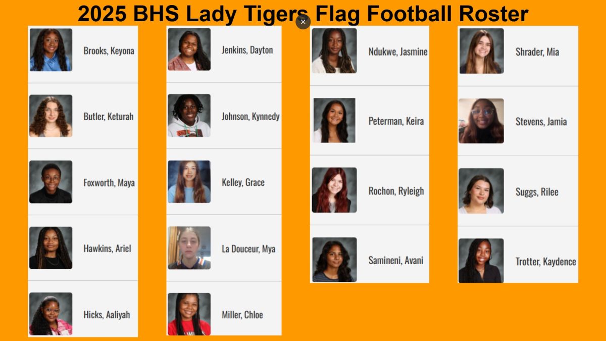 Belleville High girls' flag football roster include many students eager to play. The Detroit Lions and the NFL are working with and funding the program, and pushing for an official football team.