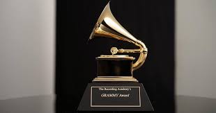 The Grammy award (a Gramophone) is what is given out to the winner.  This model has been given out sense 1991. Source: GRAMMY.com