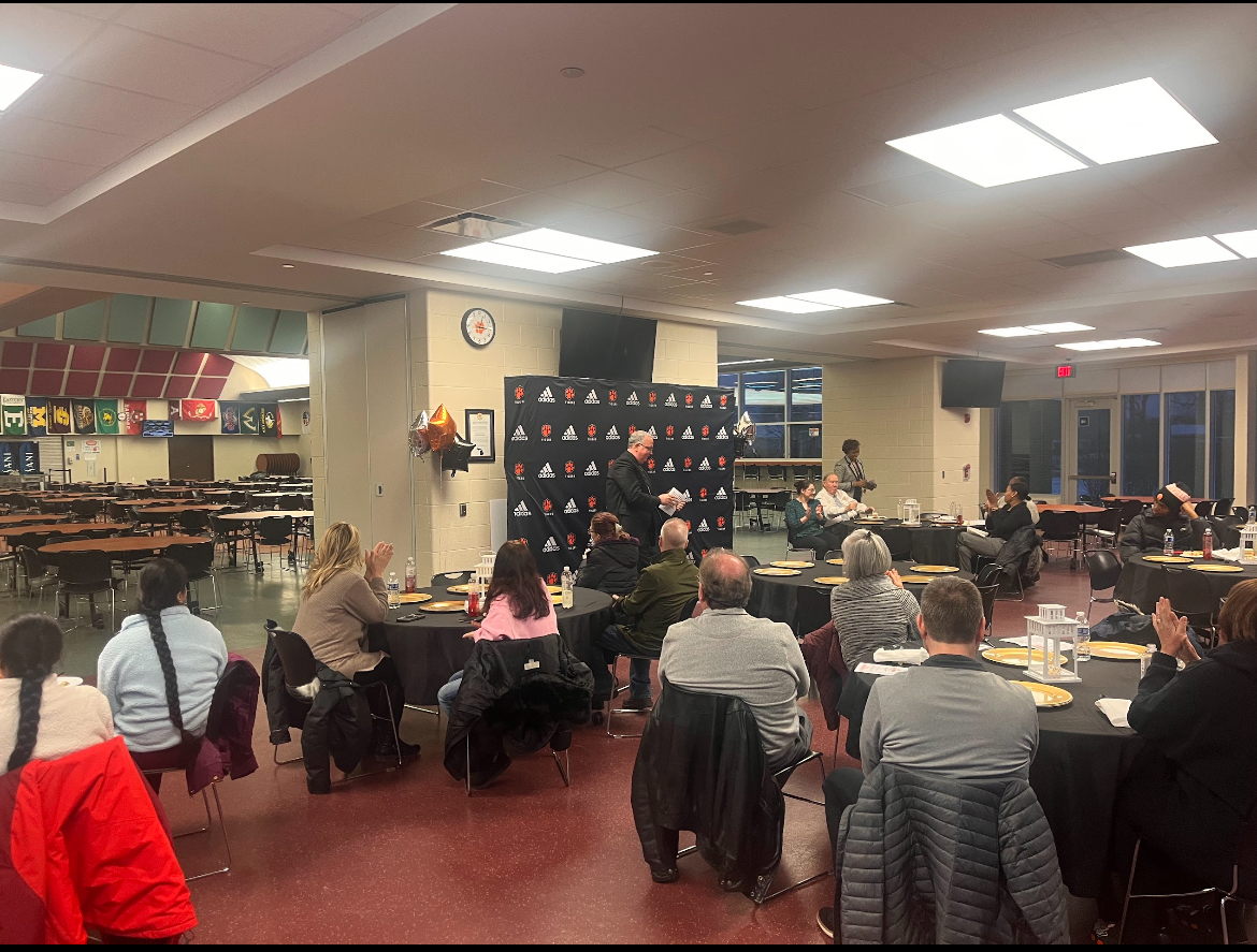 Pictures are the students, families and everyone who helped make this a success celebrating together. You can also see some students receiving their money