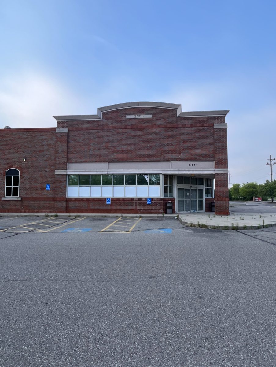 A vacant building that was once Rite Aid takes up real estate on Rawsonville Road.