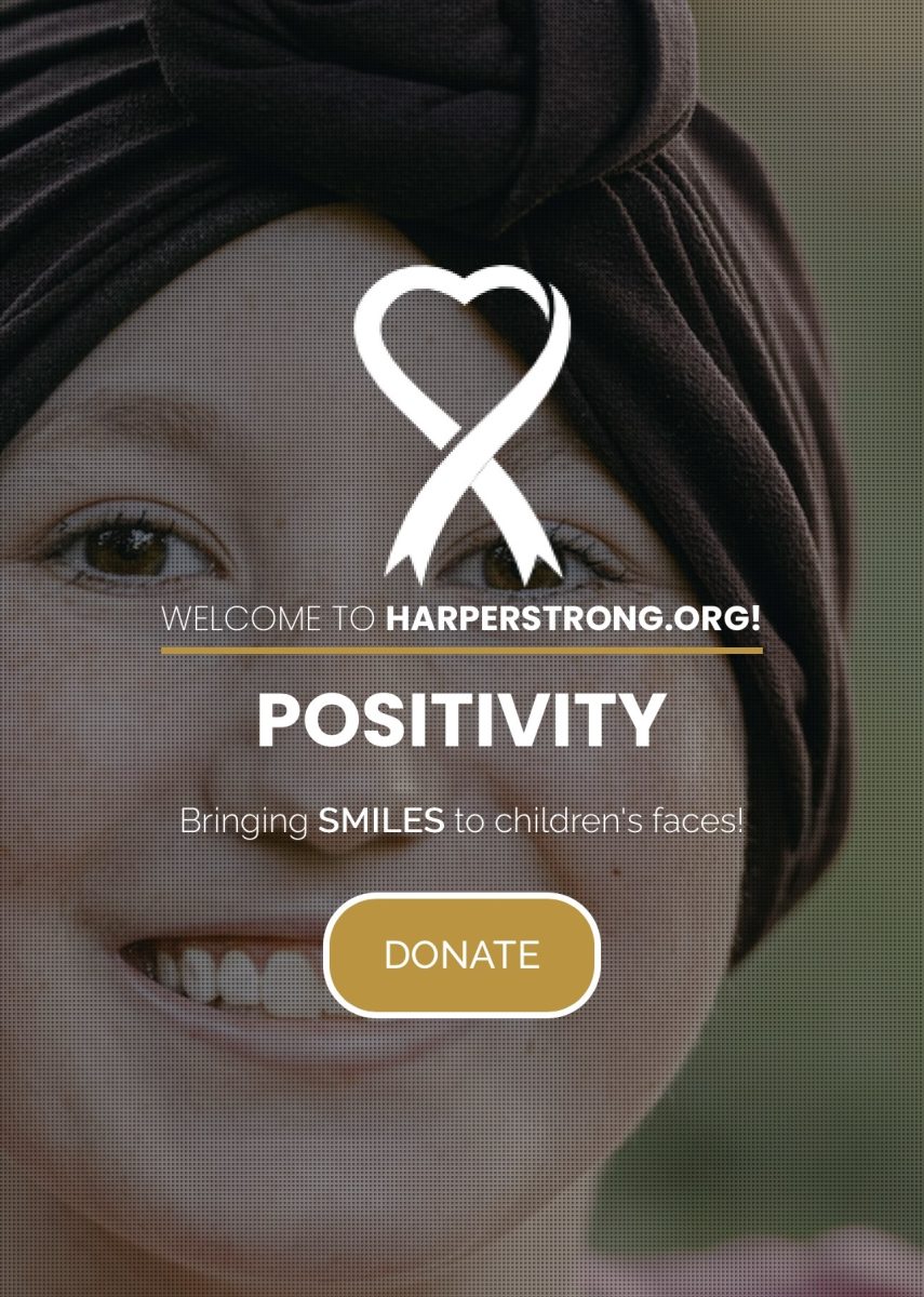 Harper Strong Foundation Website Welcome Page