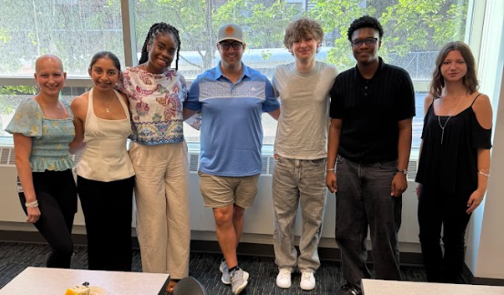 Mr. Stetzenmeyer introduced these students to the world of science through the UofM Biomed program. 