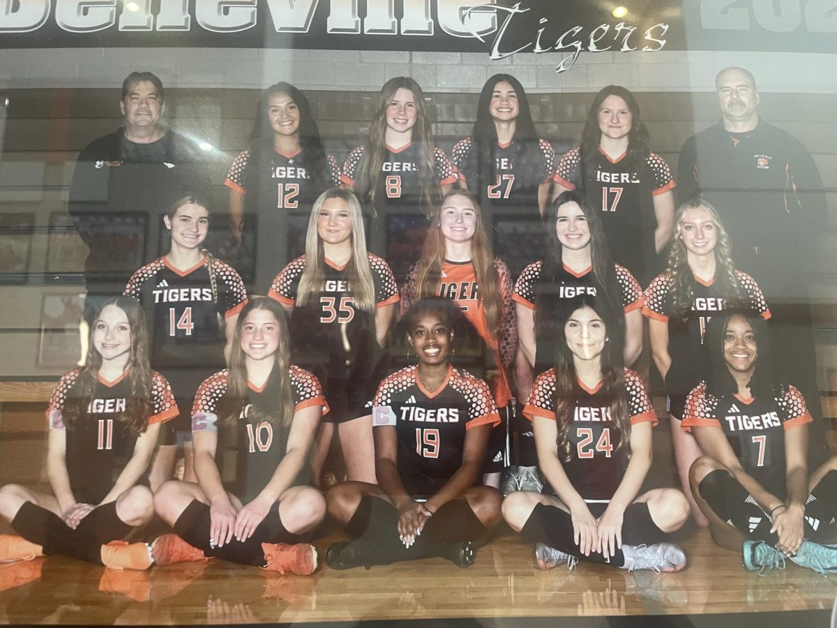 Belleville girls Varsity soccer team.