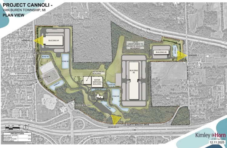 Van Buren Data Center Expected December 2027
Photo from PlanetDetroit.org
