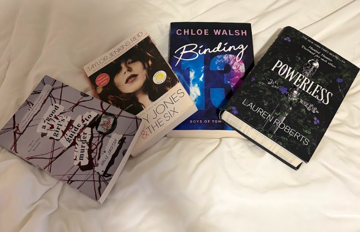 Some of the books featured in the article.